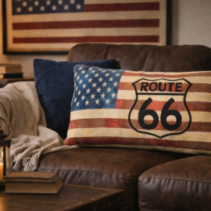 COJIN RECTANGULAR RUTA 66