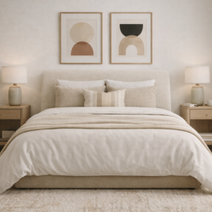 Cama tapizada completa, TETO