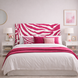 Cabecero Zebra Fucsia 160 cm