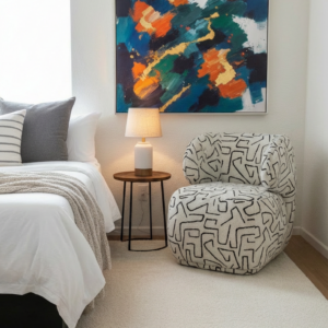 Sillón Chuss, pequeño giratorio